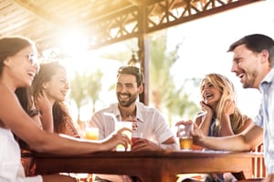 Pop-up bar